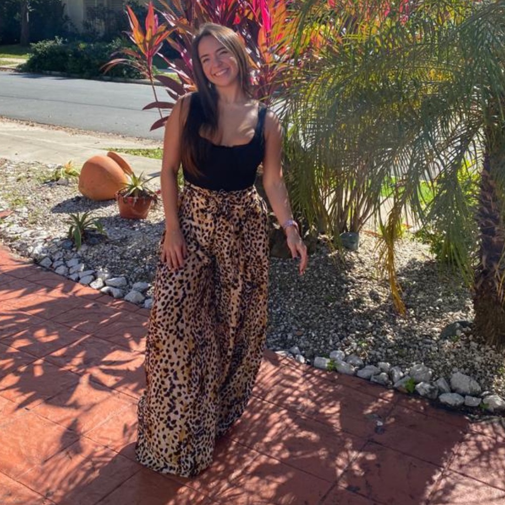 Leopard Palazzo Pant